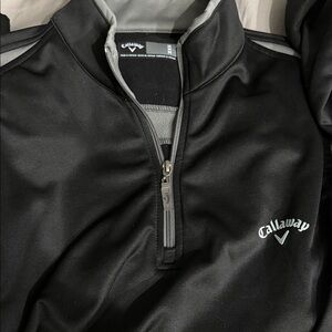 Callaway Black and Gray Performance Pullover